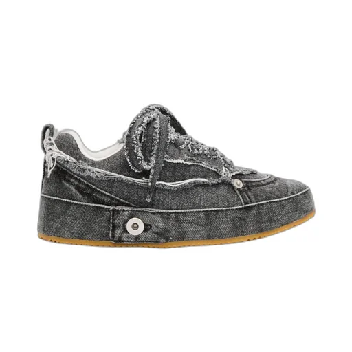 Deconstructed Sneaker In Denim