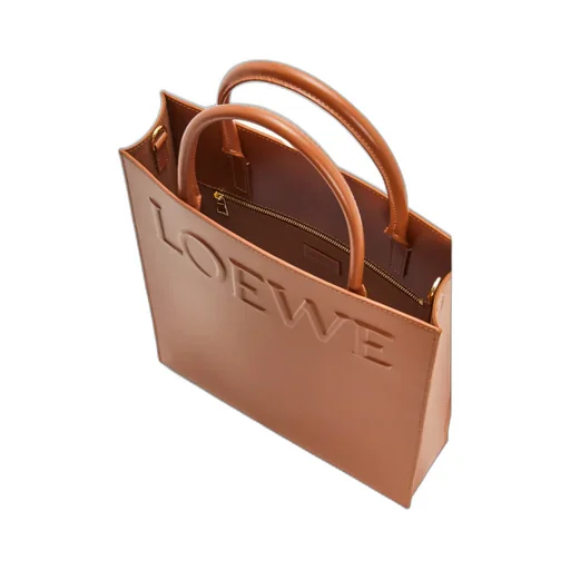 Logo Embossed Tote Bag