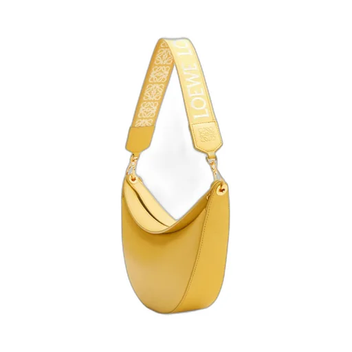 Small Loewe Luna In Satin Calfskin
