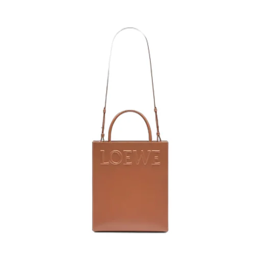 Logo Embossed Tote Bag