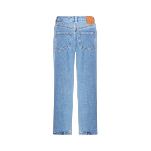 Anagram Cropped Denim Jeans