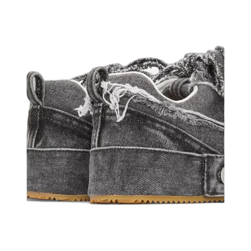 Deconstructed Sneaker In Denim