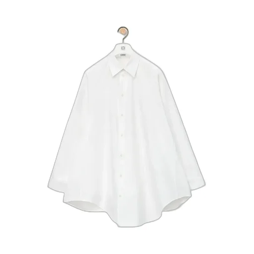Trapeze Long-Sleeved Shirt Dress