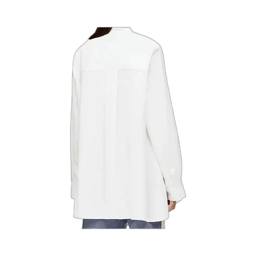Trapeze Long-Sleeved Shirt Dress