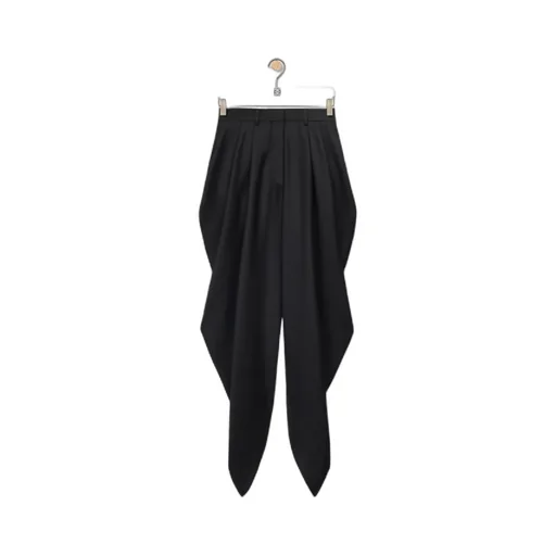 Draped Pleated Trousers