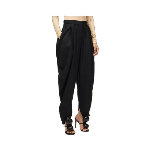Draped Pleated Trousers
