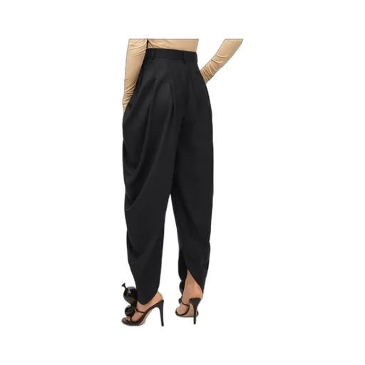 Draped Pleated Trousers