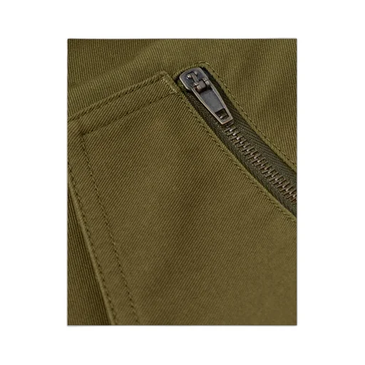 Zip-Detailed Cargo Trousers