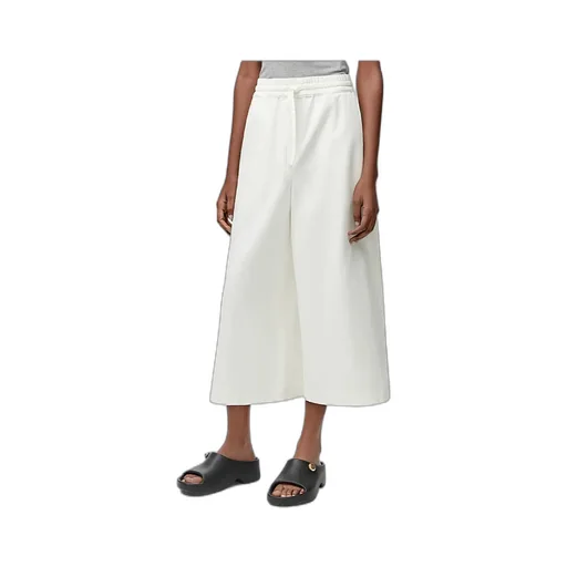 Cropped Trousers In Denim