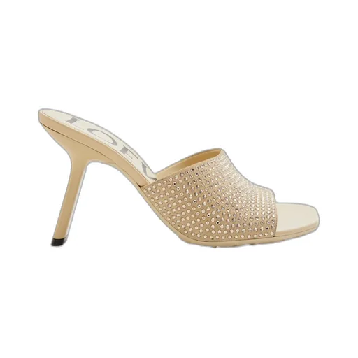 Embellished Slip-On Mules