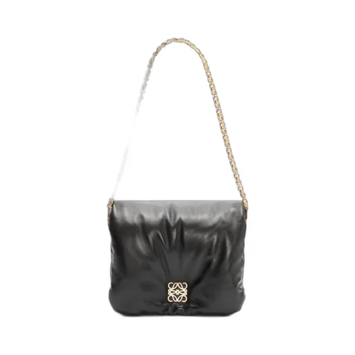 Goya Puffer Chained Shoulder Bag