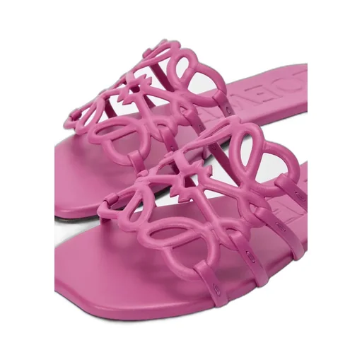 Petal Anagram Slide In Soft Calfskin