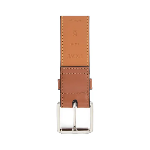 Roller Buckle Belt In Smooth Calfskin