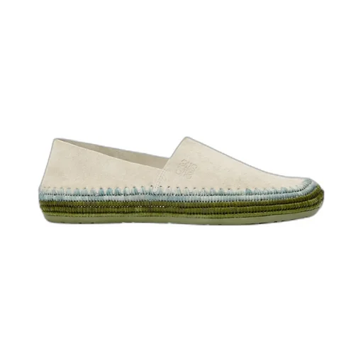 Rio Slipper In Suede And Raffia