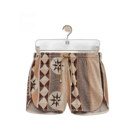 Shorts In Terry Cotton Jacquard