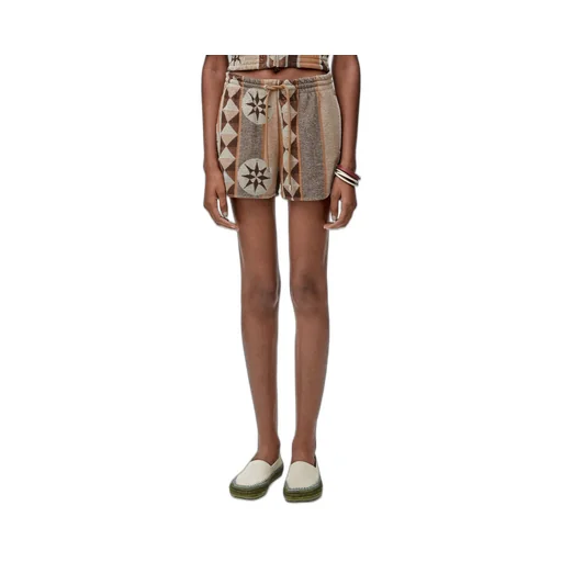 Shorts In Terry Cotton Jacquard