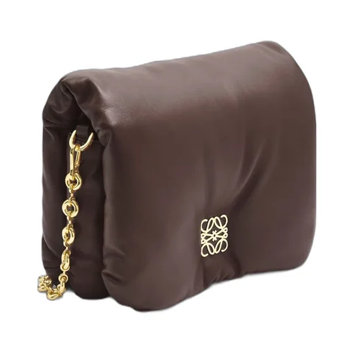 Goya Puffer Chained Shoulder Bag