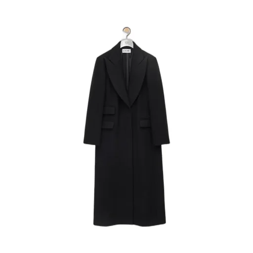 Single-Breasted Long Coat