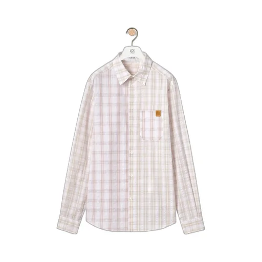 Patchwork Check Shirt