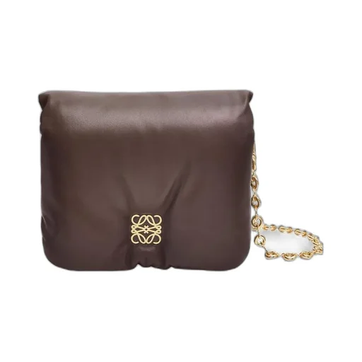 Goya Puffer Chained Shoulder Bag