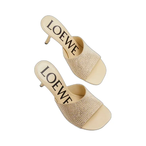 Embellished Slip-On Mules