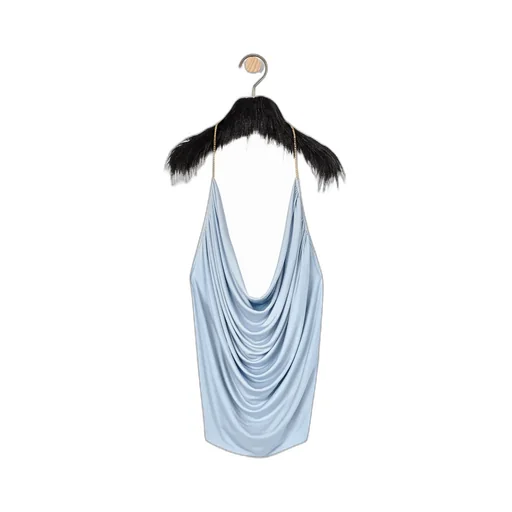 Chain Draped Top