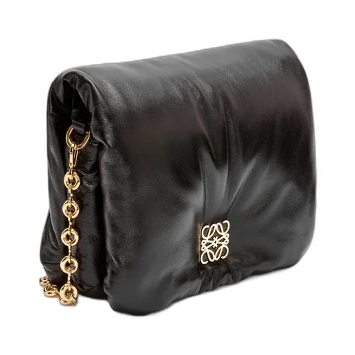 Goya Puffer Chained Shoulder Bag