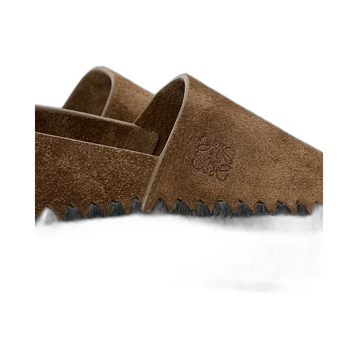 Rio Slipper In Suede And Raffia