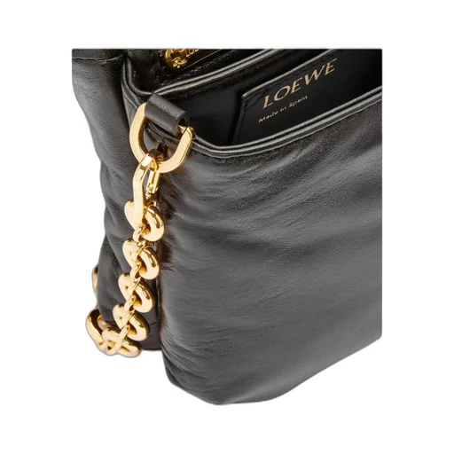 Goya Puffer Chained Shoulder Bag