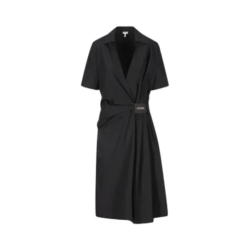 Twisted Logo Patch Dress