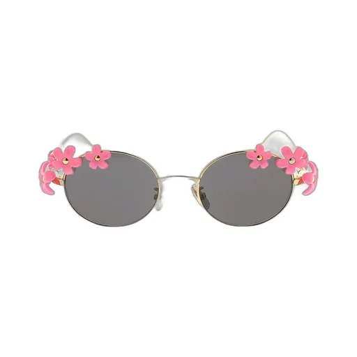 Daisy Field Oval Frame Sunglasses