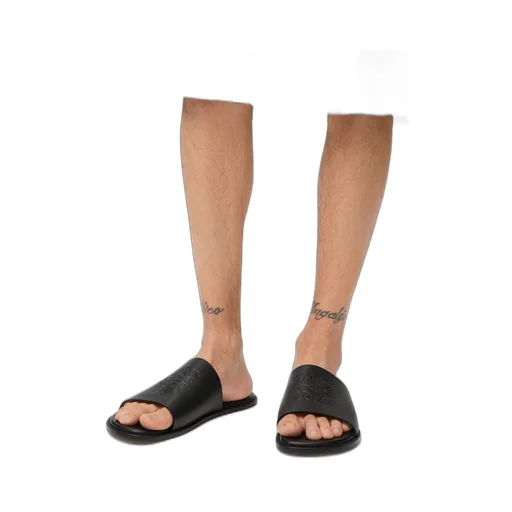 Flex Anagram Slide In Soft Calfskin