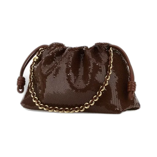 Flamenco Sequined Leather Clutch
