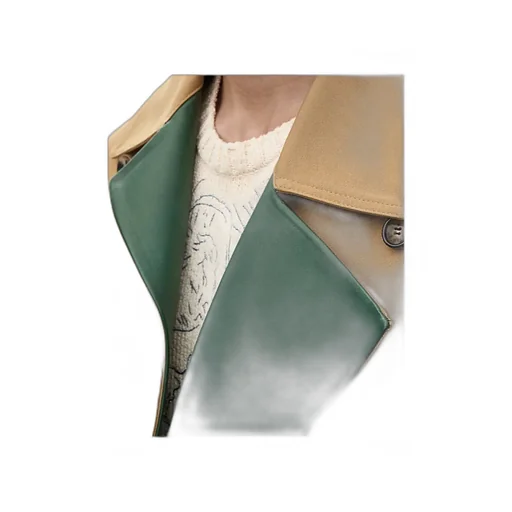Coat In Cotton And Nappa Calfskin