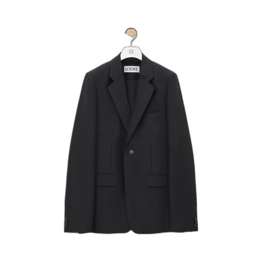 Jacket In Wool And Silk