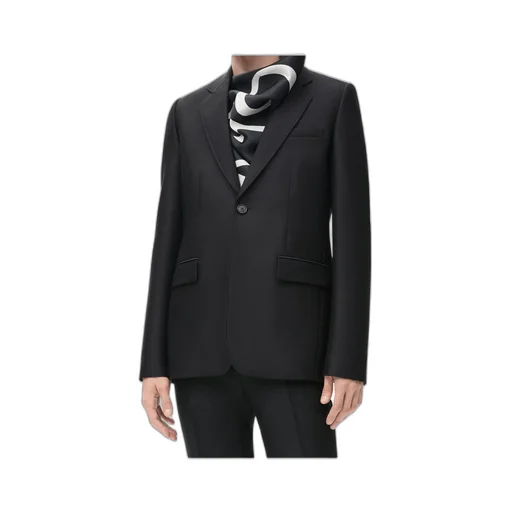 Jacket In Wool And Silk