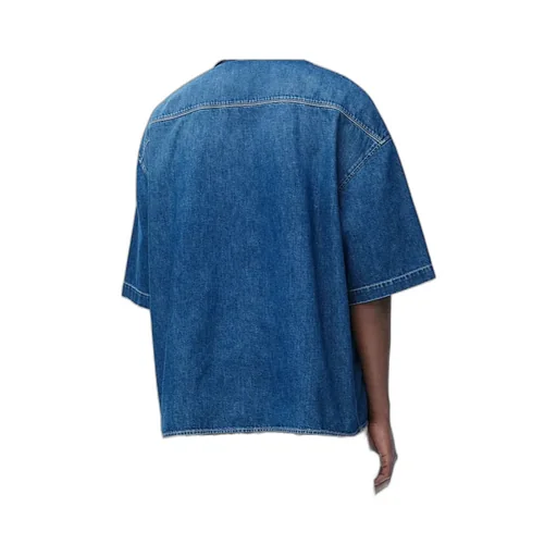 Short Sleeved Denim Shirt