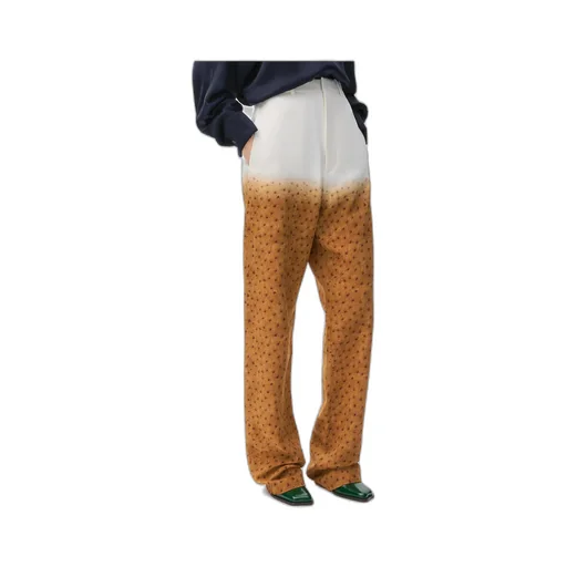 Trousers In Viscose Blend