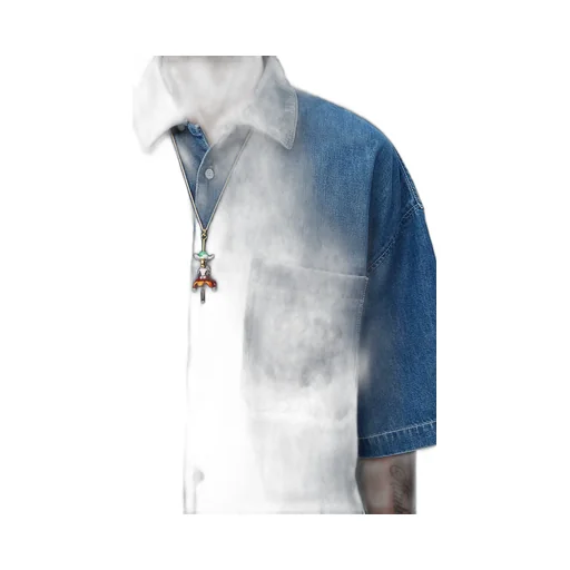 Short Sleeved Denim Shirt