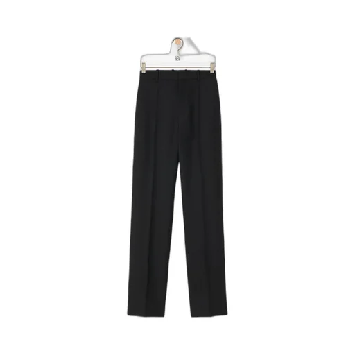 Trousers In Wool And Silk