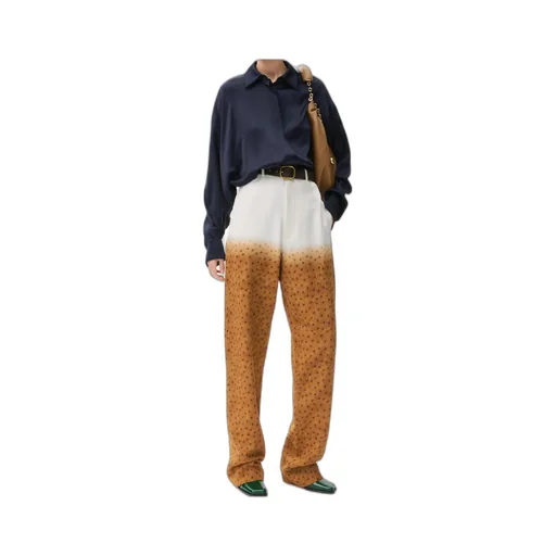 Trousers In Viscose Blend