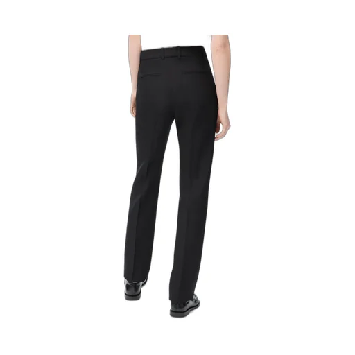 Trousers In Wool And Silk