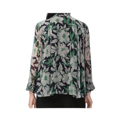 Relaxed Fit Crepe Shirt