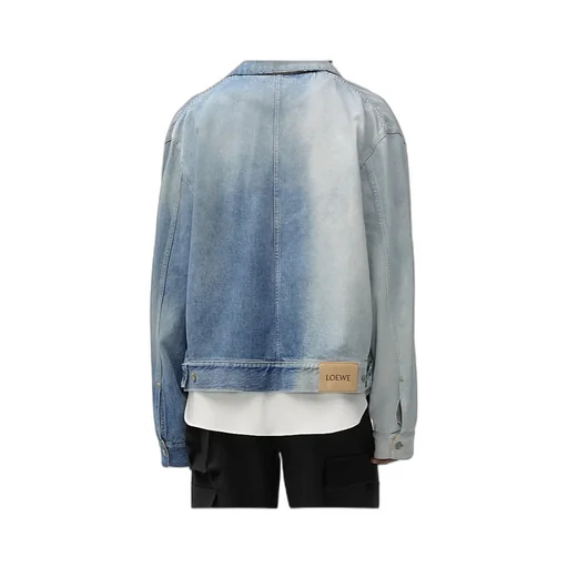 Two-Toned Button-Up Jacket