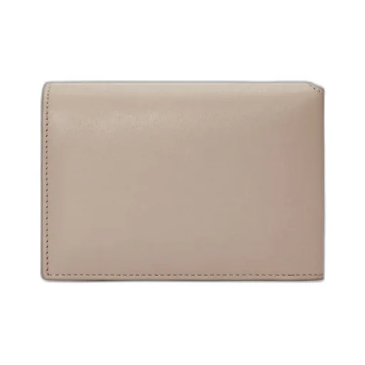 Folded Wallet In Shiny Nappa Calfskin