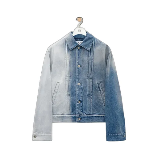 Two-Toned Button-Up Jacket