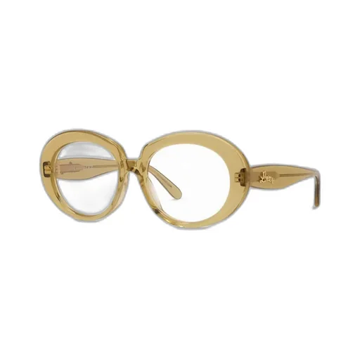 Curvy Round Frame Glasses
