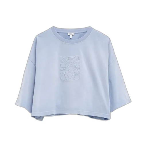 Logo-Embroidered Cropped T-Shirt