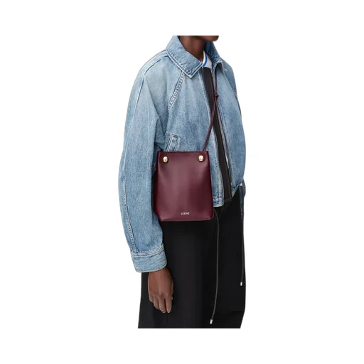 Pebble Pouch In Smooth Calfskin