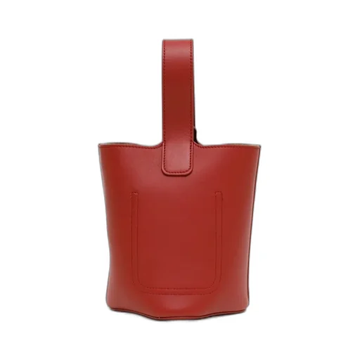 Mini Pebble Bucket In Smooth Calfskin